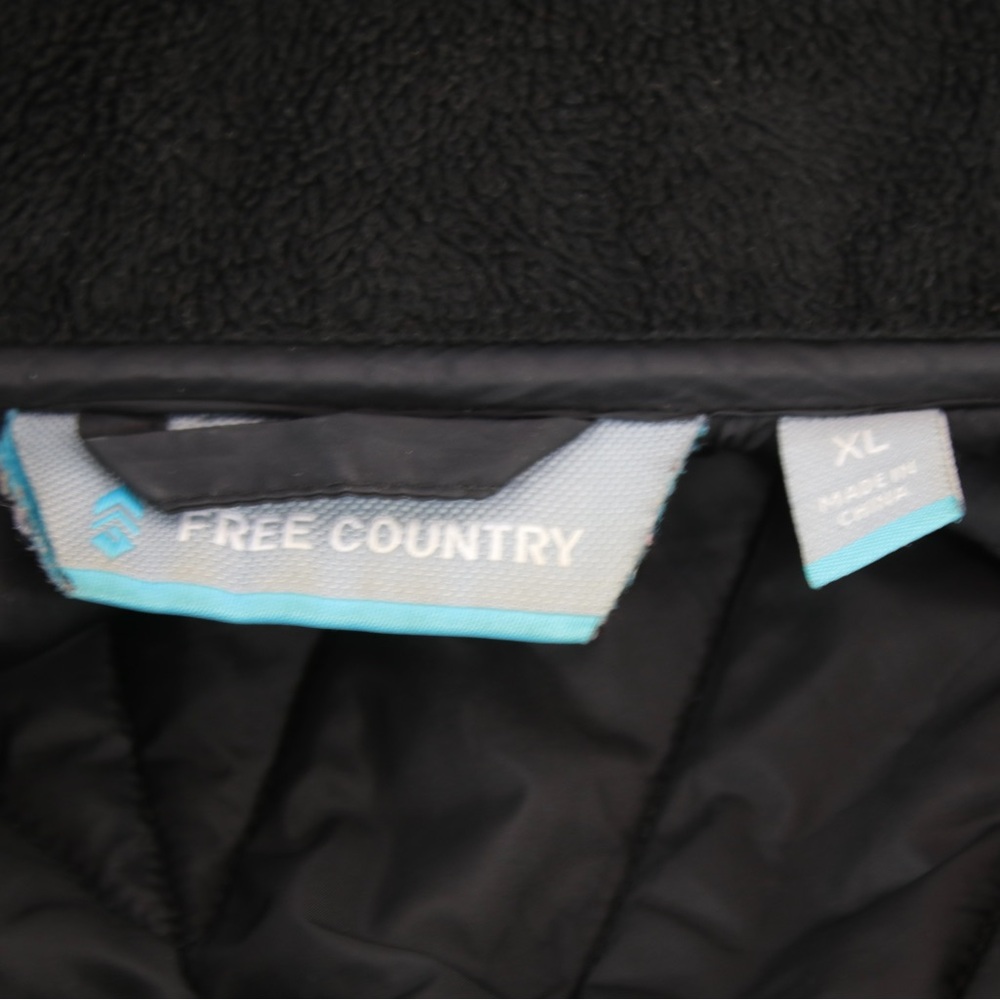 Free Country Black Full Zip Jacket Womens Size XL - Picture 4 of 7